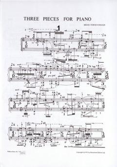 3 Stücke für Klavier von Brian Ferneyhough im Alle Noten Shop kaufen