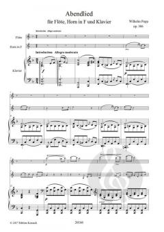 Abendlied op. 306 (Wilhelm Popp) 