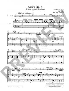 Sonata No. 2 g-Moll von Jean-Xavier Lefèvre 