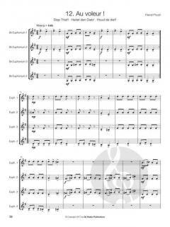 14 Intermediate Euphonium Quartets von Pascal Proust 