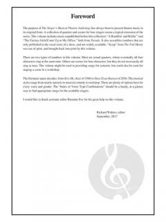 Singer's Musical Theatre Anthology: Quartets 