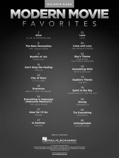 Modern Movie Favorites 