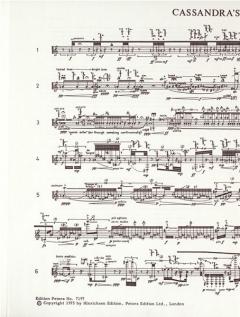 Cassandra's Dream Song von Brian Ferneyhough für Flöte im Alle Noten Shop kaufen (Partitur)