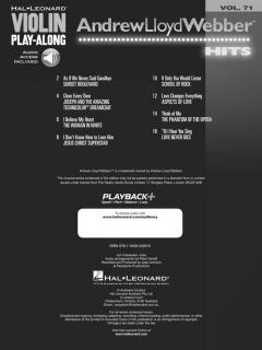 Violin Play-Along Vol. 71: Andrew Lloyd Webber Hits im Alle Noten Shop kaufen