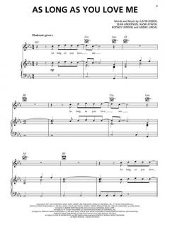 Sheet Music Collection von Justin Bieber 