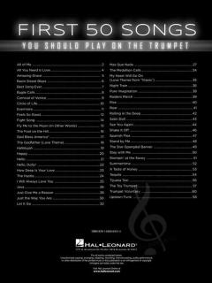 First 50 Songs You Should Play on the Trumpet im Alle Noten Shop kaufen