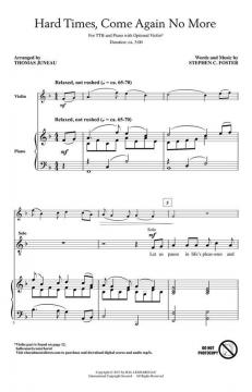 Hard Times, Come Again No More (Stephen Foster) 