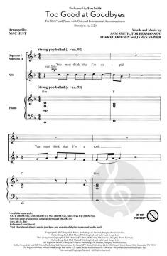 Too Good at Goodbyes (Sam Smith) 