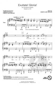Exultate! Gloria! von Cristi Cary Miller (Download) 