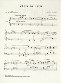 Clair de lune von Claude Debussy 