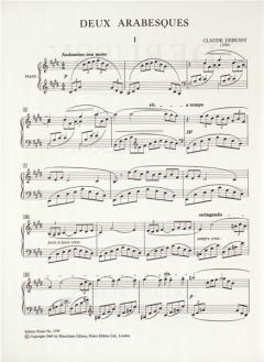 Deux arabesques von Claude Debussy für Klavier im Alle Noten Shop kaufen
