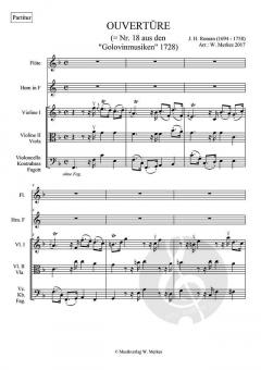 Suite aus den 'Golovinmusiken' (1728) von Johan Helmich Roman 