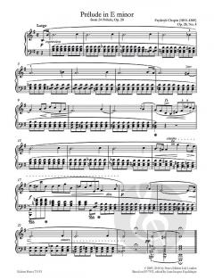 more than the score - Chopin: Prélude No. 4 in E minor für Klavier solo im Alle Noten Shop kaufen