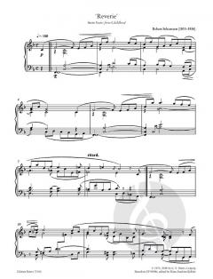 more than the score - Schumann: 'Reverie' from ' Scenes from Childhood' für Klavier solo im Alle Noten Shop kaufen
