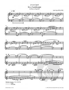 more than the score - Cage: in a Landscape für Klavier solo im Alle Noten Shop kaufen
