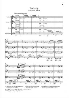 Lullaby von George Gershwin für Streichquartett im Alle Noten Shop kaufen