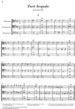 2 Aequale von Anton Bruckner für 3 Posaunen im Alle Noten Shop kaufen (Stimmensatz)