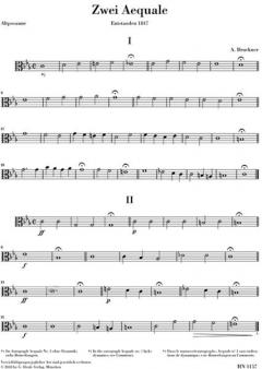 2 Aequale von Anton Bruckner für 3 Posaunen im Alle Noten Shop kaufen (Stimmensatz)