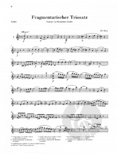 3 Sätze für Klaviertrio (W.A. Mozart) 