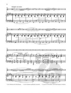 Concertino op. 45 von Carl Maria von Weber für Horn und Orchester mit Hornstimmen in E und F