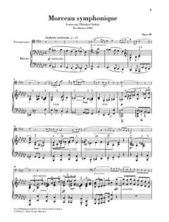 Morceau symphonique op. 88 - Morceau de lecture à vue von Alexandre Guilmant für Posaune und Klavier im Alle Noten Shop kaufen