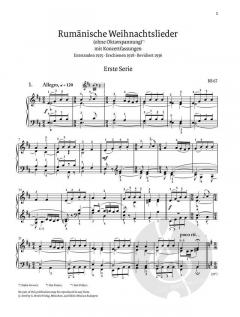 Rumänische Weihnachtslieder von Béla Bartók 