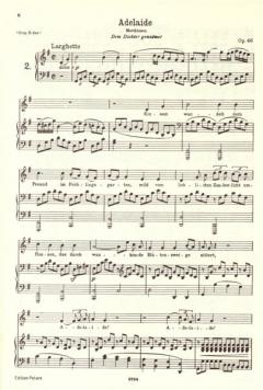 Ausgewählte Lieder von Ludwig van Beethoven 