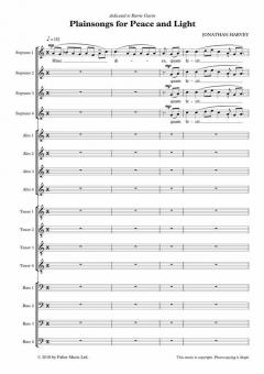 Plainsongs for Peace and Light (Jonathan Harvey) 