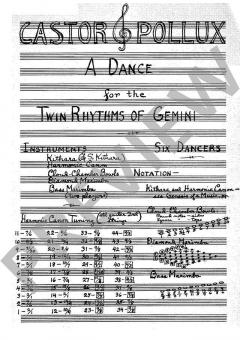 Castor & Pollux von Harry Partch 