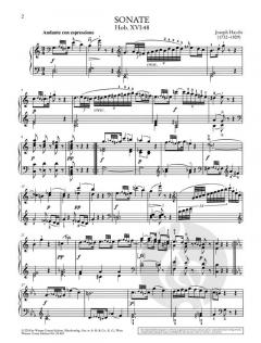 Klaviersonate C-Dur Hob XVI:48 von Joseph Haydn im Alle Noten Shop kaufen