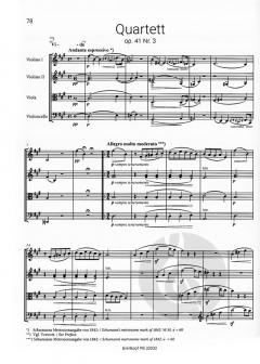 Streichquartette op. 41 von Robert Schumann im Alle Noten Shop kaufen - PB32032