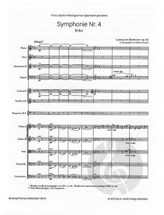 Symphonie Nr. 4 B-dur op. 60 von Ludwig van Beethoven 