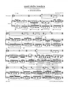 canti della tenebra von Beat Furrer 
