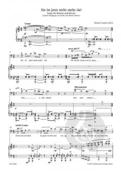 Sie ist jetzt nicht mehr da! von Manfred Trojahn 