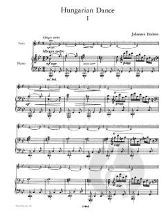 Ungarische Tänze Nr. 1, 3, 5 von Johannes Brahms 