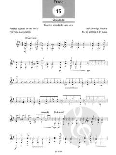 Etudes simples - 3e Serie Nr. 11 - 15 von Leo Brouwer 