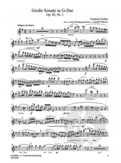 Große Sonate op. 83 Nr. 1 G-dur von Friedrich Kuhlau 