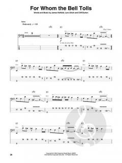 Bass Play-Along Vol. 21: Metallica - 1983-1988 (Metallica) 