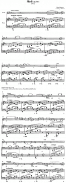 Méditation D-Dur von Jules Massenet 