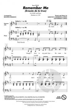 Remember Me (from Coco) (Robert Lopez) 