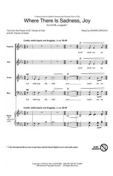 Where There Is Sadness, Joy 