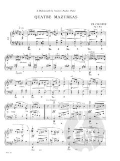 Mazurkas von Frédéric Chopin 