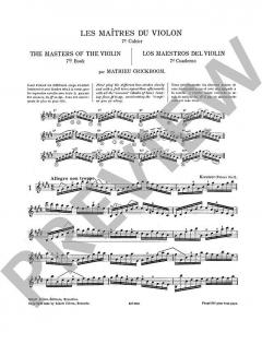 Les Maitres du Violon 7 von Mathieu Crickboom 