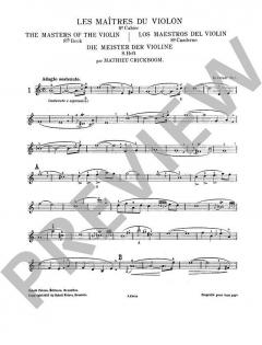 Les Maitres du Violon 8 von Mathieu Crickboom 