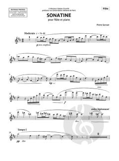 Sonatine von Pierre Sancan für Flöte und Klavier im Alle Noten Shop kaufen