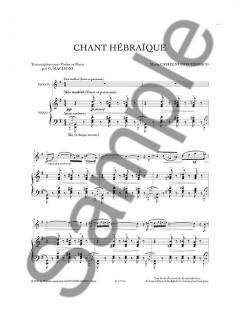 Chant Hébraique von Mario Castelnuovo-Tedesco 