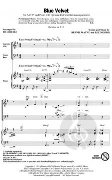 Blue Velvet (Bernie Wayne) 