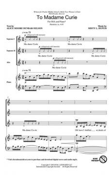 To Madame Curie von Misty L. Dupuis (Download) 
