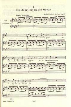 Lieder Band 6 von Franz Schubert 