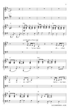 Say Something von Timberlake 